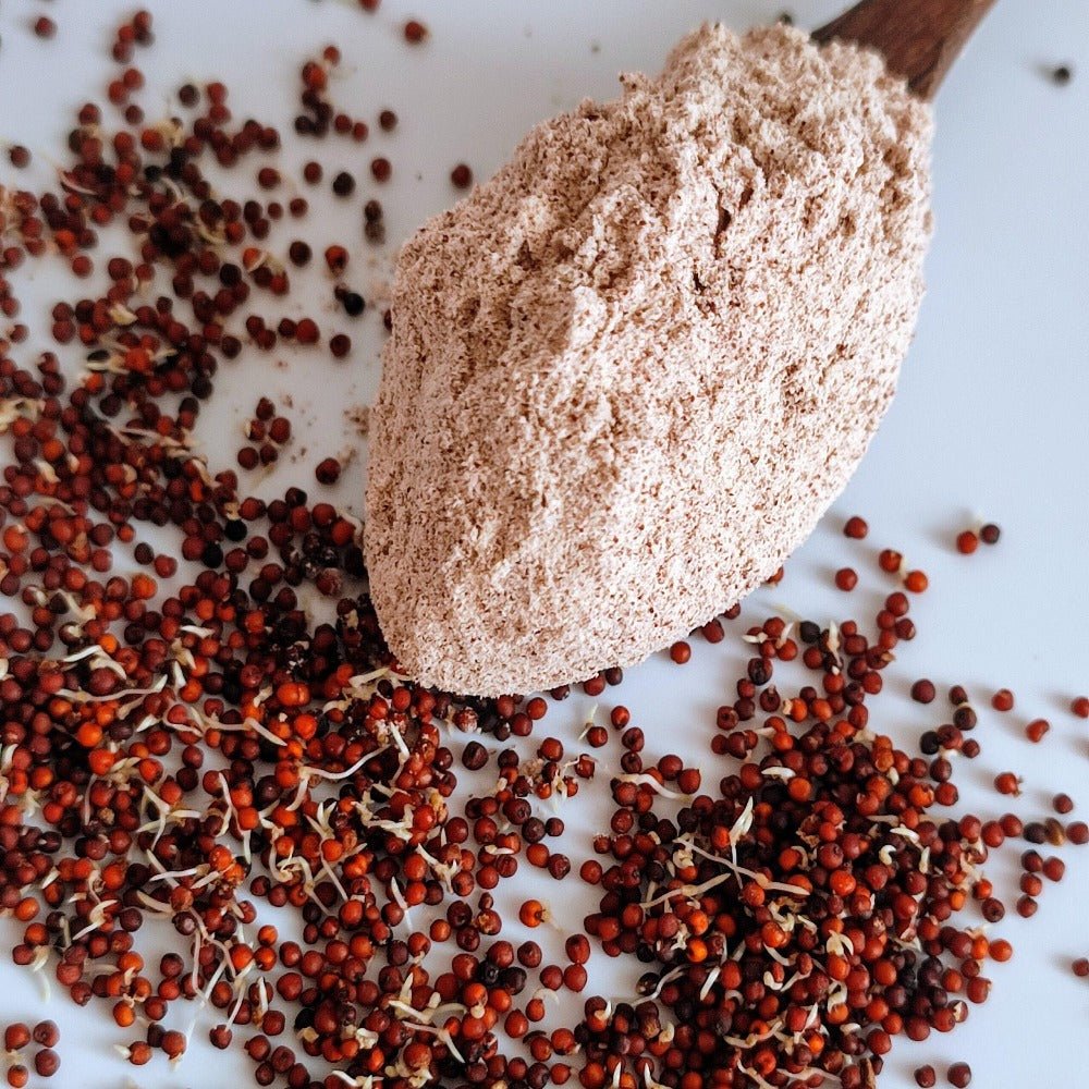 Organic Sprouted Ragi Flour - Svastya Organic Farms