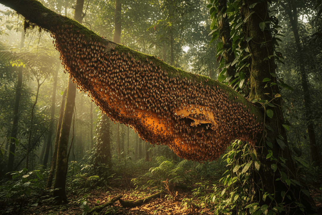 Dammer Bees Explained: India’s Wild Honey Makers of the Forests - Svastya Organic Farms