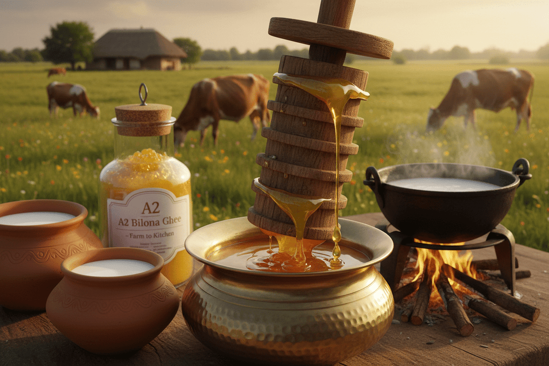 From Farm to Kitchen: What Makes A2 Bilona Ghee So Special? - Svastya Organic Farms