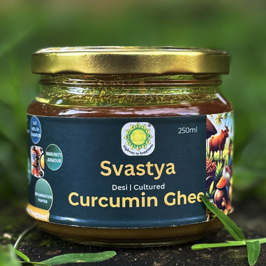 Organic Cultured Desi A2 Curcumin Ghee