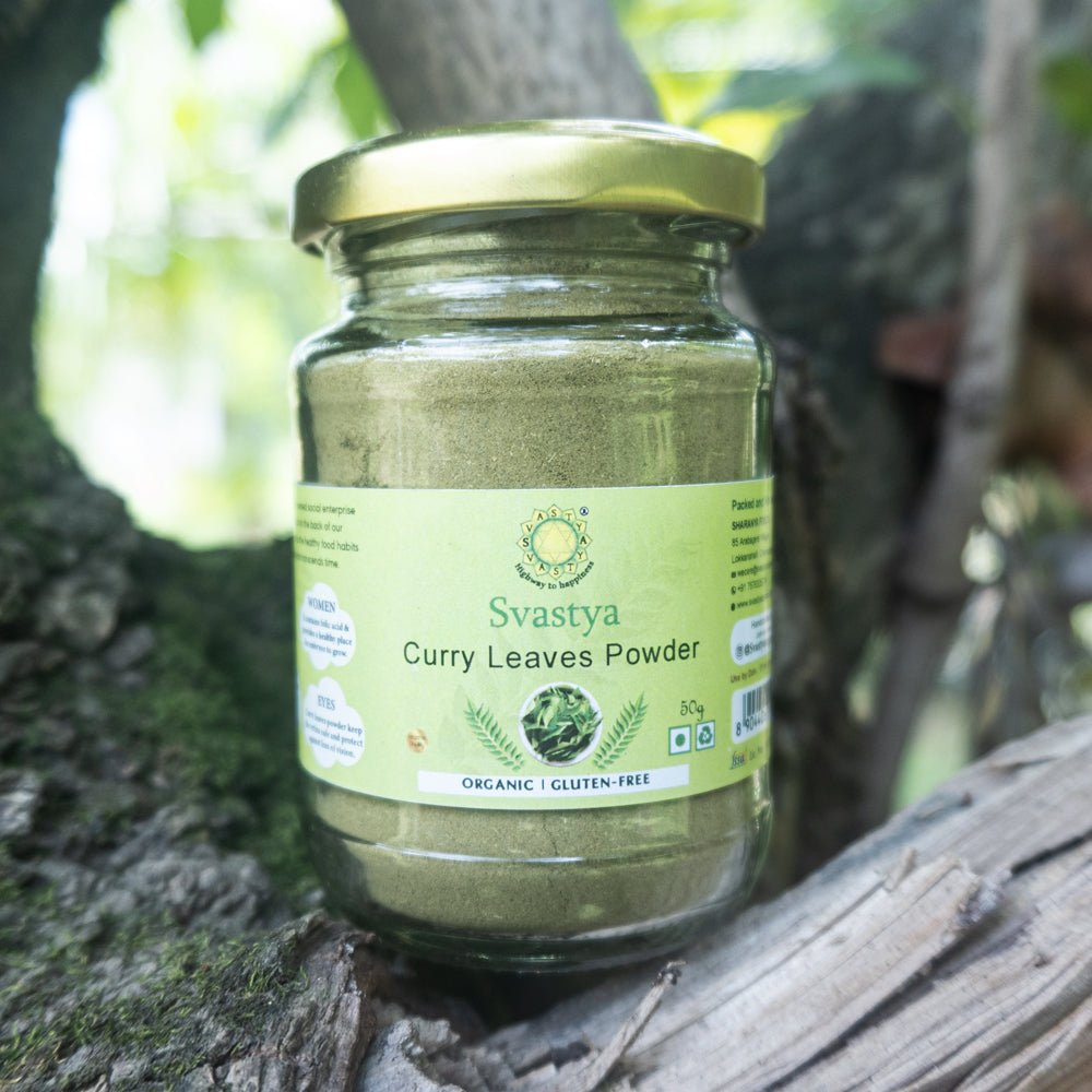 Organic Curry Leaves Powder - Svastya Organic Farms
