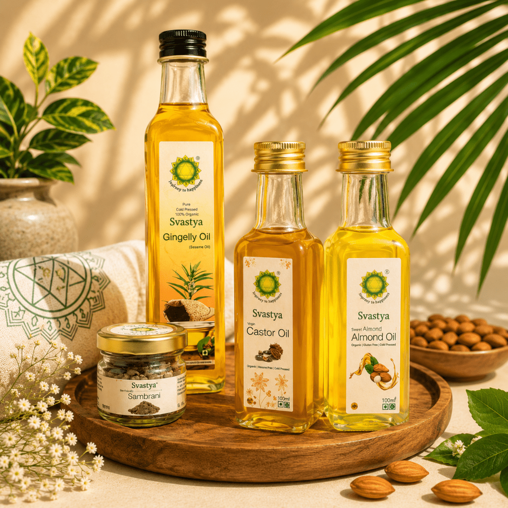 Organic Traditional Baby Nourishment Kit | Organic Baby Care Oil - Svastya Organic Farms