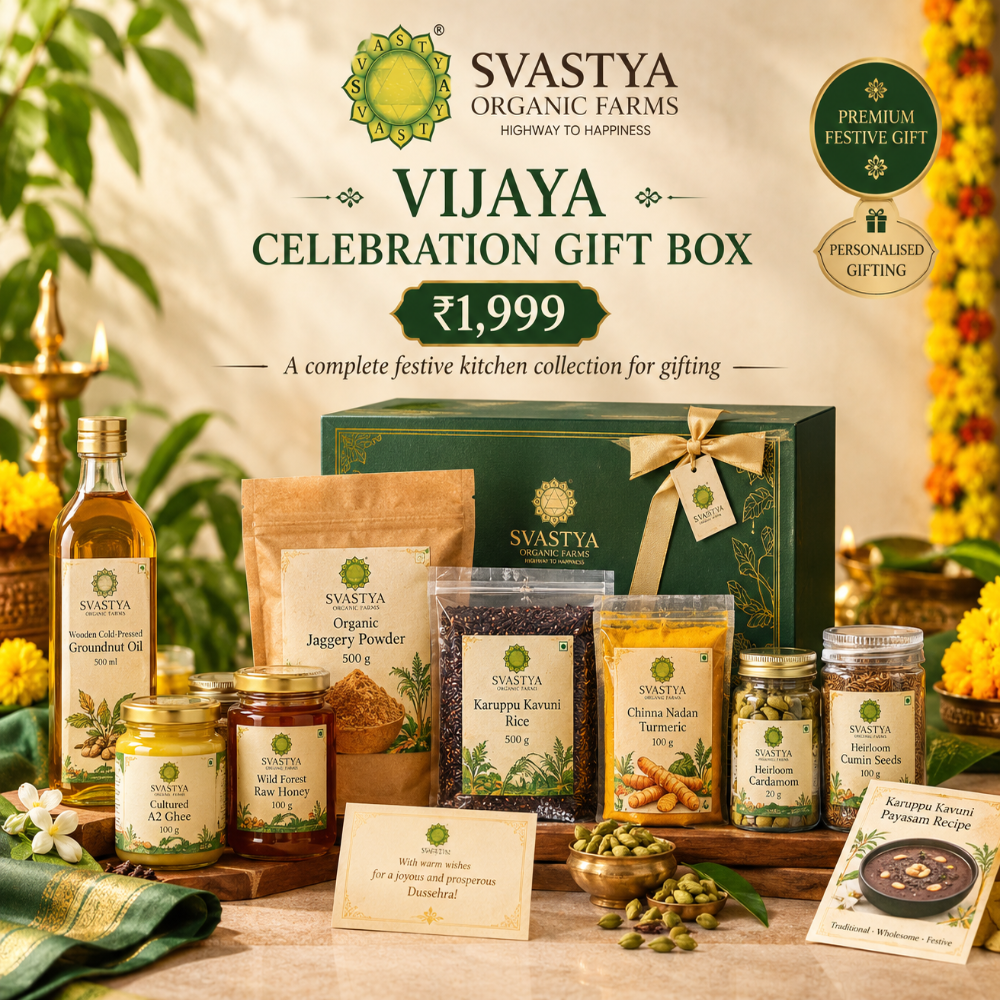Vijaya Celebration Gift Box – Dussehra 2026 | Organic Festive Food Bundle - Svastya Organic Farms