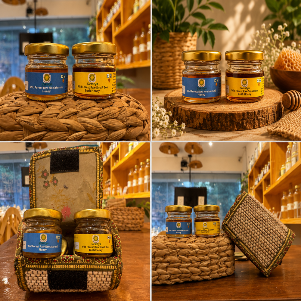 Wild Forest Raw Honey Gift Box | Organic Wild forest raw honey - Svastya Organic Farms
