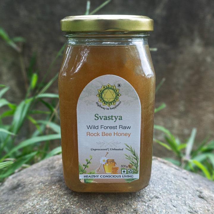 Wild Forest Raw Rock Bee Honey - Svastya Organic Farms